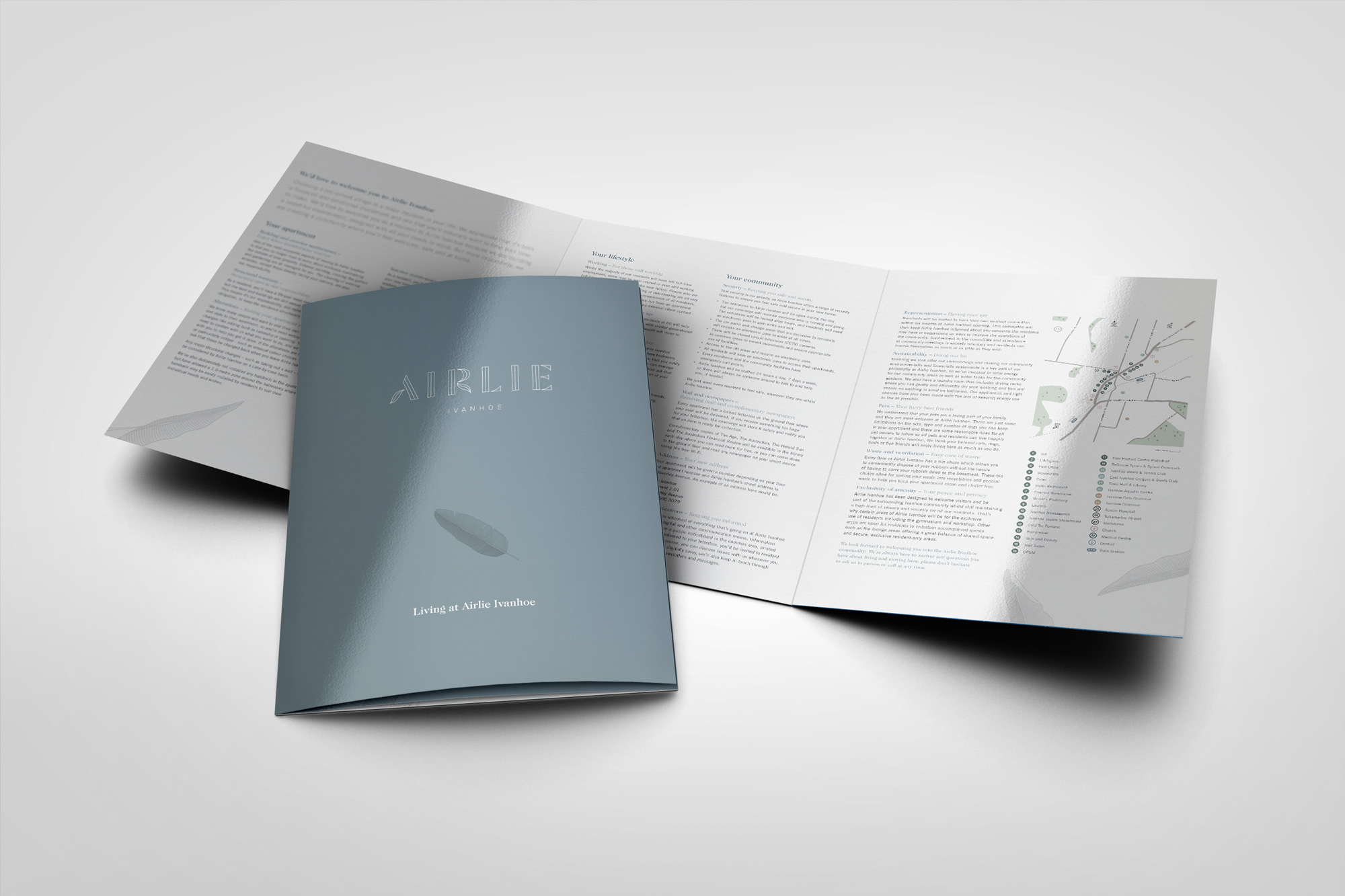 Brochure design 3 folds